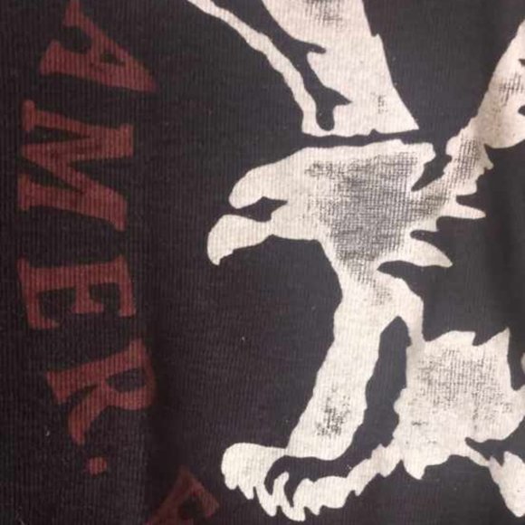 American Eagle Vintage Retro Black Large Shirt - Picture 5 of 9